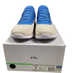 APL Women's Techloom Tracer Athletic Sneakers Coastal Blue Beige‎ White Size 9